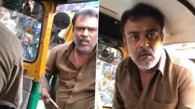 ‘Tera Baap Deta Hai Gas?’ Bengaluru Auto Driver Gets Into Heated Argument With Female Passengers for Cancelling Ride, Allegedly Slaps One of Them (Watch Video)