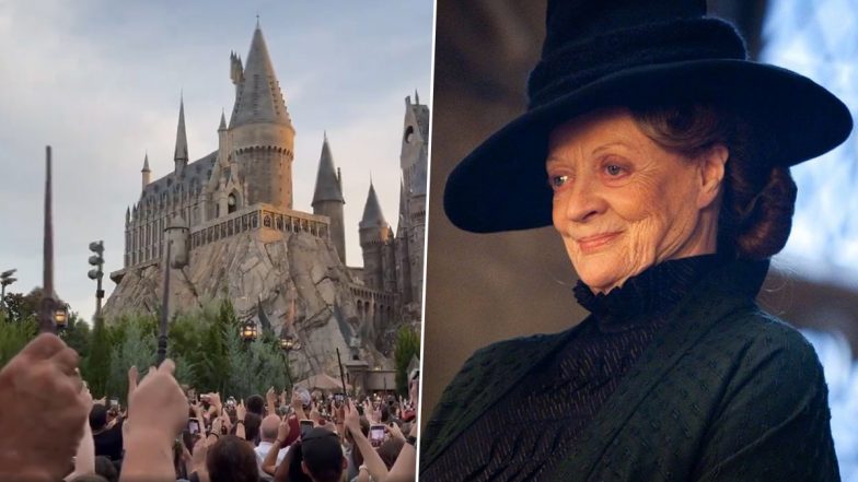 Dame Maggie Smith Passes Away at 89: Potterheads Raise Wands in Tribute to Their Beloved Professor McGonagall at Hogwarts Castle (Watch Video)