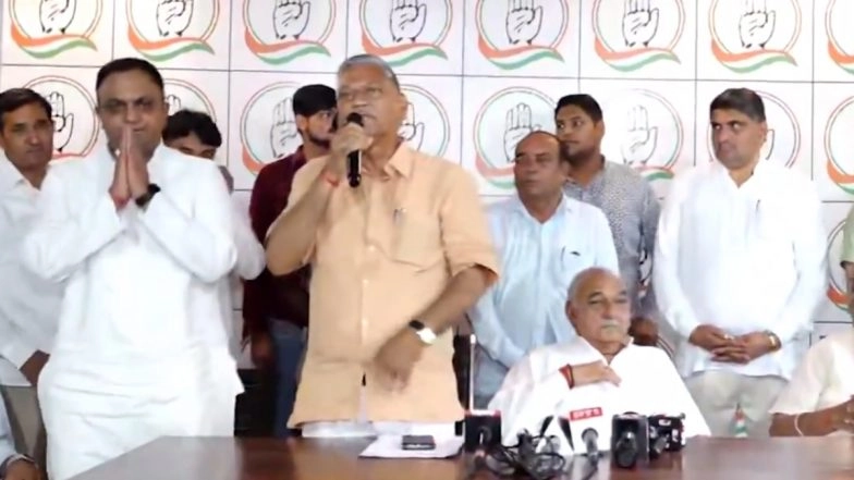 Haryana BJP Kisan Morcha President Sukhvinder Mandi Joins Congress Ahead of Assembly Polls