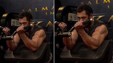 ‘Sikandar’: Salman Khan Flaunts His Pumped Arms in Intense Workout Snap As He Preps for AR Murugadoss’ Action Film