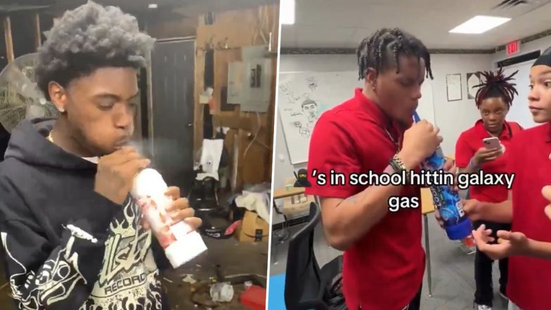 'Galaxy Gas' Trend Goes Viral on Social Media As Kids Get ‘High’ on Nitrous Oxide in US, Shocking Video Surfaces