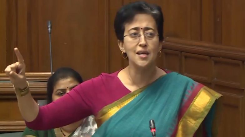 Delhi CM Atishi Hails Return of AAP’s ‘Ram & Laxman’ Arvind Kejriwal and Manish Sisodia in Assembly, Blames BJP for Kejriwal’s Resignation (Watch Video)