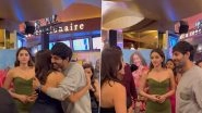&lsquo;Call Me Bae&rsquo; Screening: Kartik Aaryan Hugs Rumoured Ex-Sara Ali Khan; 'Jealous' Ananya Panday&rsquo;s Reaction Goes Viral (Watch Video)
