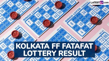 Kolkata Fatafat Result Today: Kolkata FF Result for October 21, 2024 Declared, Check Winning Numbers and Result Chart of Satta Matka-Type Lottery Game