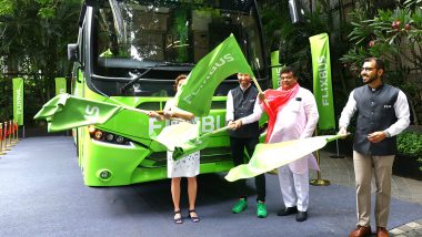 FlixBus Expands in South India: Intercity Bus Company Announces 6 New Routes From Karnataka to Southern Region; Latest Additions Include Bengaluru, Chennai, and Hyderabad (See Pics)