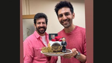 Kabir Khan Turns 56: Kartik Aaryan Celebrates Director’s Birthday With ‘Chandu Champion’ Themed Cake, Drops Photo From the Celebrations