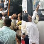 Jayant Chaudhary Gets Locked Inside Bus With Crowd in UP’s Chhaprauli, Video Surfaces