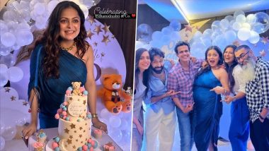 Drashti Dhami Baby Shower: ‘Madhubala’ Actress Shows Off Baby Bump While Posing With Husband and Friends (See Inside Pics)