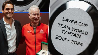 Laver Cup 2024: Roger Federer Presents Custom Rolex Watches to Outgoing Captains John McEnroe and Bjorn Borg (See Pics)