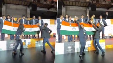 FIDE Chess Olympiad 2024 Gold Medal Winning Indian Teams Recreate Lionel Messi and Rohit Sharma's Iconic Trophy Celebrations, D Gukesh and Tania Sachdev Imitate Champions' Walk (Watch Video)