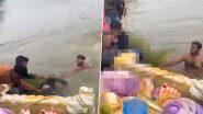 Kadapa Shocker: 2 Youths Die After Being Trapped Under Ganesh Idol During Immersion Ceremony, Disturbing Video Surfaces