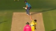Liam Livingstone Scores 28 Runs Off Mitchell Starc&rsquo;s Over, Hands Star Pacer Unwanted Record of Most Expensive Over by Australian Bowler in Men's ODIs (Watch Video)