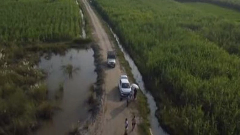 Drone Visuals Show Intensified Search Operation in Bahraich to Catch Remaining Two Wolves 