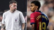 UCL 2024–25: Bayern Munich Head Coach Vincent Kompany Praises Barcelona for Finding Lamine Yamal As Lionel Messi’s Replacement