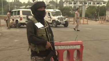 PM Modi Jammu and Kashmir Visit: Security Measures Tightened Ahead Prime Minister Narendra Modi’s Visit to Srinagar for Assembly Polls (Watch Video)