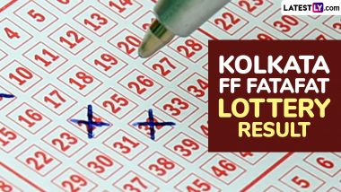 Kolkata Fatafat Result Today: Kolkata FF Result for October 25, 2024 Declared, Check Winning Numbers and Result Chart of Satta Matka-Type Lottery Game