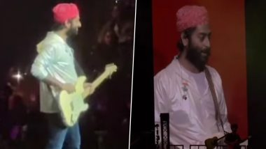 ‘Not the Right Time and Place’: Arijit Singh Responds to Fan at UK Concert Who Asks Him to Singh Kolkata Protest Anthem ‘Aar Kobe’ (Watch Video)