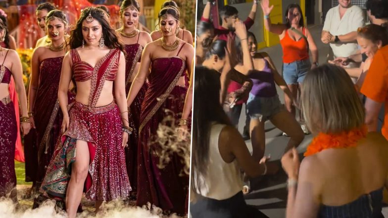 ‘Stree 2’ Fever Continues: Shraddha Kapoor-Rajkummar Rao Fans Groove to ‘Aayi Nai’ Track on Paris Streets; Candid Dance Video Goes Viral – WATCH