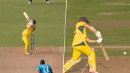 Travis Head Hits Monstrous Six Off Jofra Archer’s Bowling During England vs Australia 1st ODI 2024 (Watch Video)