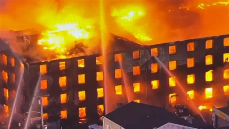 Philadelphia Fire: Massive Blaze Engulfs Multi-Storey Building in Frankford, Video Shows Raging Fire