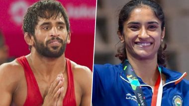 Vinesh Phogat, Bajrang Punia Join Congress Ahead of Haryana Assembly Elections 2024 (Watch Video)