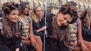 Aishwarya Rai Bachchan&rsquo;s Unique Hairstyle for Paris Fashion Week 2024 Captivates Attention As She Poses With Daughter Aaradhya, Simone Ashley and Others (Watch Videos)