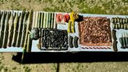 Jammu and Kashmir: Huge Quantity of Arms, Ammunitions Recovered From Kupwara’s Keran Sector in Joint Operation by Army and Police (See Pics)