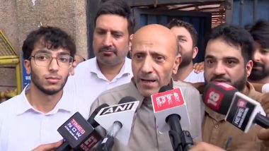 Engineer Rashid's Car Attacked: Baramulla MP’s Vehicle Attacked by Assailant During Rally in Kupwara District (Watch Video)