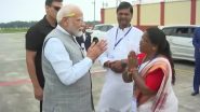 PM Narendra Modi Welcomed With ‘Jahva’ on Jharkhand Visit, Signifies Karma Parv (Watch Video)