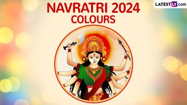 Navratri 2024 Dates and List of Colours PDF for Free Download Online: Date-Wise 9 Colour Dress To Wear on Nine Days, Get Full Calendar and Significance of the Festival