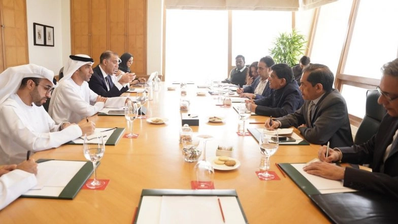Piyush Goyal Meets UAE Foreign Trade Minister, Discussions on ‘Advancing Bilateral Trade Relations’