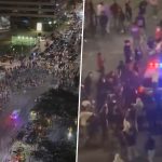 Philadelphia Chaos: Police Cars Attacked by a Mob During Illegal Car Meetups and Racing, Elon Musk Says, “Pretty Sure I Saw This Scene in the Joker” (Watch Video)