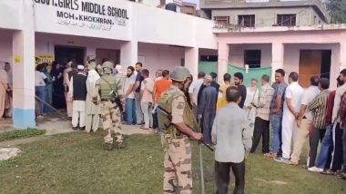 Jammu and Kashmir Assembly Elections 2024 Phase 3 Polling: 11.60% Voter Turnout Registered Till 9 AM, Udhampur Sees Highest Turnout