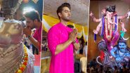 ‘Yeh Rishta Kya Kehlata Hai’ Fame Rohit Purohit Offers Prayers and Seeks Blessings at Mumbaicha Raja Ganesh Pandal (Watch Video)