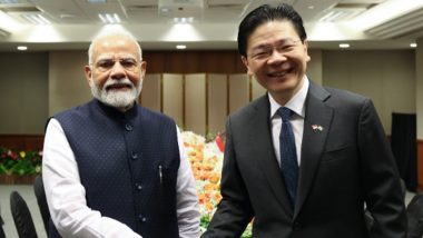 ‘Want To Create Many Singapores in Bharat’: PM Narendra Modi Lauds Singapore’s Growth During Delegation-Level Talks With Lawrence Wong (Watch Video)