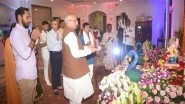 Ganesh Chaturthi 2024: Maharashtra Governor CP Radhakrishnan Performs Aarti at Raj Bhavan To Celebrate Ganesh Festival (See Pics)