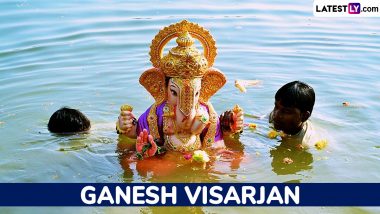 When Is Ganesh Visarjan 2024? Know Ganpati Bappa Immersion Dates and Auspicious Timings