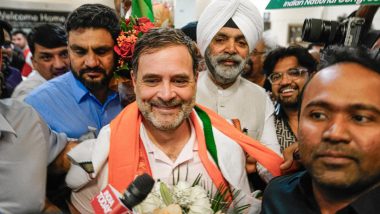 Rahul Gandhi Addresses Indian-American Community in Texas, Says RSS and BJP Want Women To Stay at Home (Watch Video)