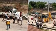 Ajmer: 1 Killed, Another Injured After 2 Groups Clash With Each Other in Rajasthan Over Construction of Shops, Police Deployed in Area (Watch Videos)
