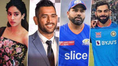 MS Dhoni, Rohit Sharma, Virat Kohli? Janhvi Kapoor’s Conflicting Answers About Her Fave Cricketer in Different Interviews on Same Day Sparks Discussion Online (Watch Video)