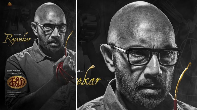 ‘Coolie’: Sathyaraj To Reunite With Rajinikanth After 38 Years in Lokesh Kanagaraj’s Action Film; Check Out His Intense First-Look As Rajasekar!