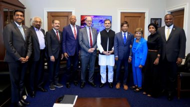 Rahul Gandhi Meets Ro Khanna, Ilhan Omar and Other US Lawmakers in Washington DC (See Pics)