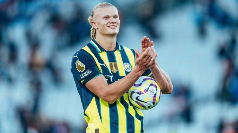 West Ham 1-3 Manchester City, Premier League 2024-25: Erling Haaland's Hattrick Gives Cityzens Early Lead over Arsenal in EPL as Gunners Drop Point Against Brighton