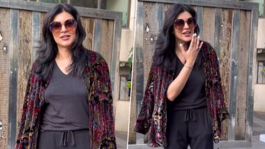 Sushmita Sen Struggles To Speak After Dentist Visit in Mumbai, yet Interacts With Paps