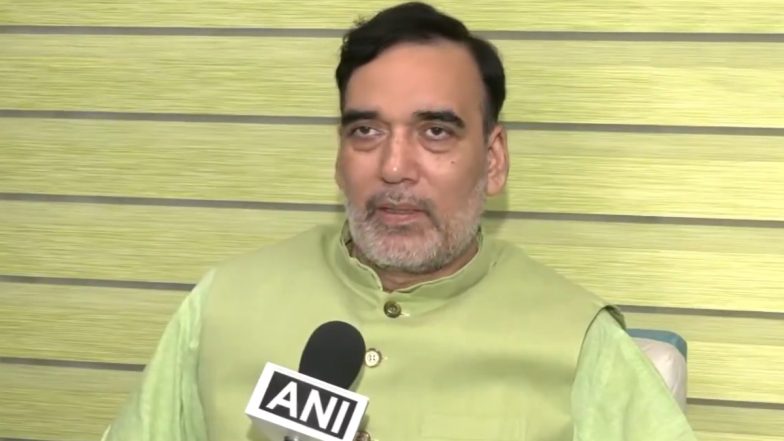 Delhi Air Pollution: Gopal Rai Blames BJP for Pollution in National Capital, Says ‘There Is BJP Government in UP, Haryana and Rajasthan, They Are Sleeping and Are Inactive’ (Watch Video)