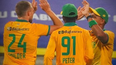 Ireland vs South Africa 1st T20I 2024: Ryan Rickelton and Reeza Hendricks Score Half-Centuries to Help Proteas Register 8-Wicket Win in Abu Dhabi