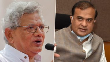 Sitaram Yechury Dies: Assam CM Himanta Biswa Sarma Condoles Veteran CPI(M) Leader’s Death