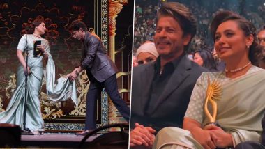 ‘Two Favourites’: Netizens Melt Over Shah Rukh Khan and Rani Mukerji’s Reunion at IIFA Awards 2024, Praise Their Chemistry