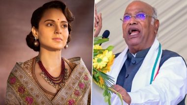 ‘Anti-Farmer BJP Did Not Realise Their Grave Crime': Congress President Mallikarjun Kharge Launches Scathing Attack on Bharatiya Janata Party Over Comments From MP Kangana Ranaut on Farm Bills