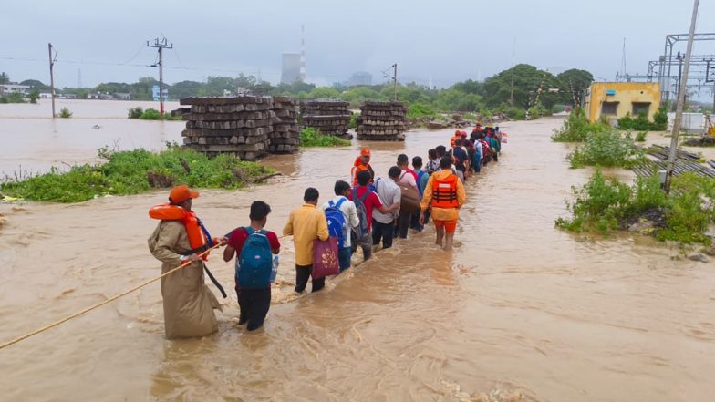 Heavy Rain Lashes Andhra Pradesh As Depression Over Bay of Bengal Crosses Coast